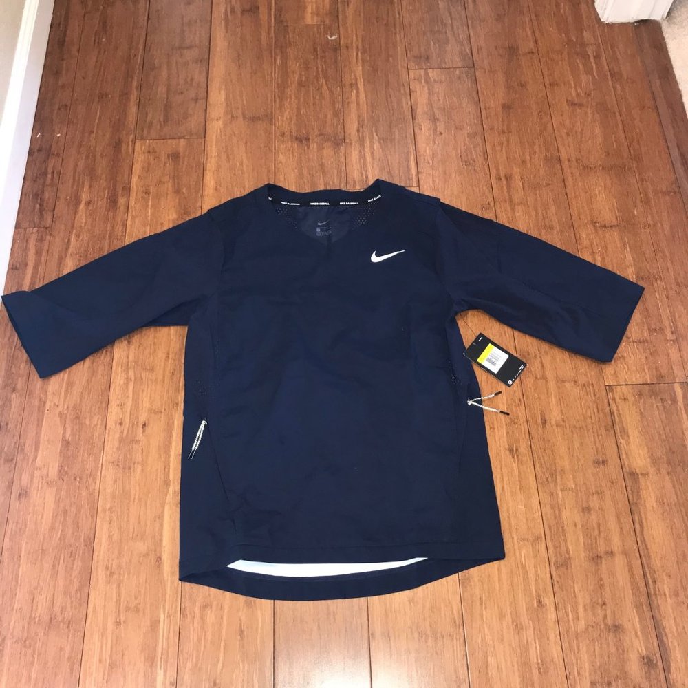 Nike Hot Baseball Jacket 3/4 Sleeve Team Small